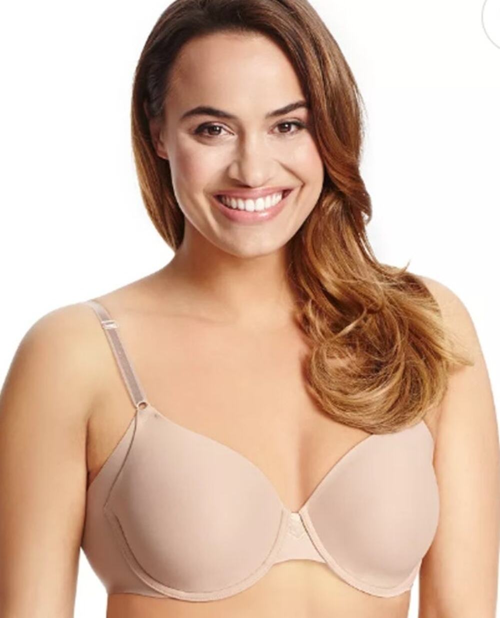 Olga by Warners Beige No Side Effects Underwire Contour Underwire Bra 42D